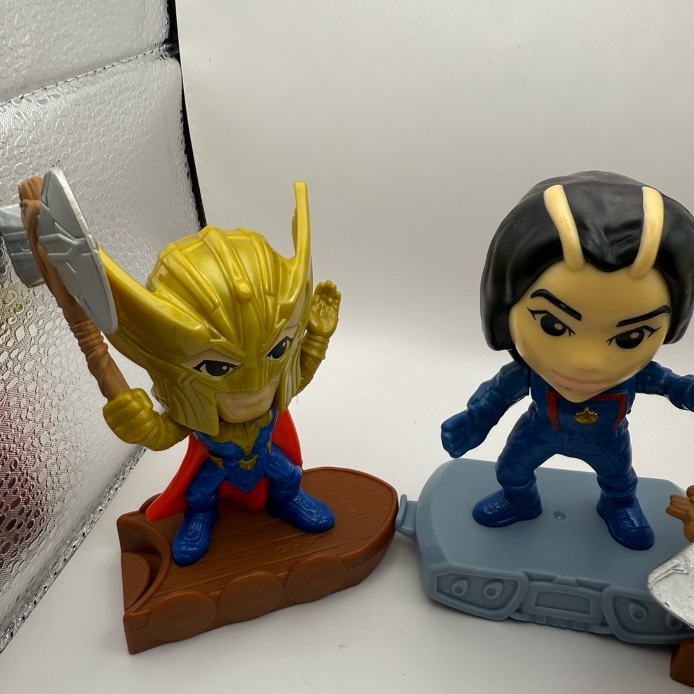 Lot of (3) McDonalds THOR Love and Thunder McDs Happy Meal Toys - Marvel Disney - Picture 2 of 9